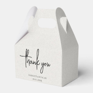 Caixinha De Lembrancinhas Casamento Elegante de Beige Neutral do eterno