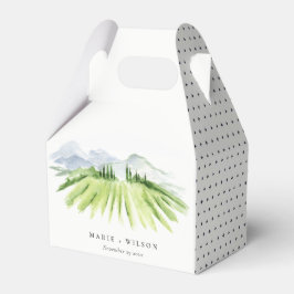 Caixinha De Lembrancinhas Casamento Elegante De Vinhas Russas