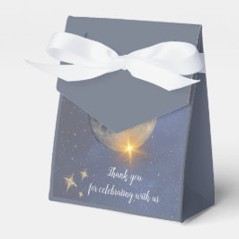 Caixinha De Lembrancinhas casamento elegante do céu da galáxia azul