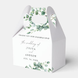 Caixinha De Lembrancinhas Casamento Elegante Greenery Eucalyptus