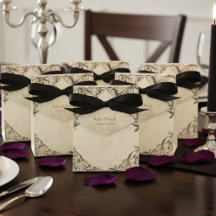 Casamento em Pergaminho Preto Até a Morte Vintage