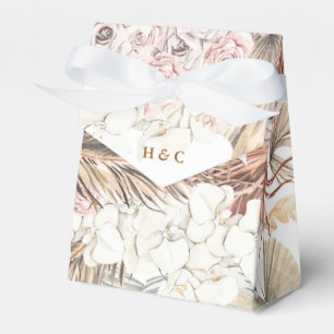 Caixinha De Lembrancinhas Casamento Floral de Grama Seca bonito Pampas Român