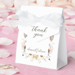 Caixinha De Lembrancinhas Casamento Floral de Pastel Color