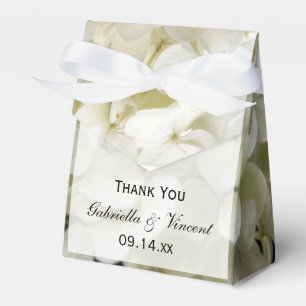 Caixinha De Lembrancinhas Casamento floral do Hydrangea branco
