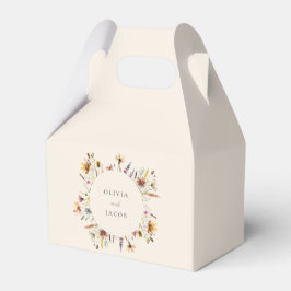 Caixinha De Lembrancinhas Casamento Floral Minimalista Boho Wildflower