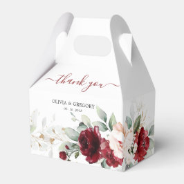 Caixinha De Lembrancinhas Casamento Floral Rosa-Brilhante