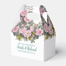 Caixinha De Lembrancinhas Casamento Floral Rosado