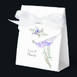 Caixinha De Lembrancinhas Casamento Floral Violeta Pastel<br><div class="desc">Caixas de lembrancinhas de casamento florais de anemona em tons violetas pastéis.</div>