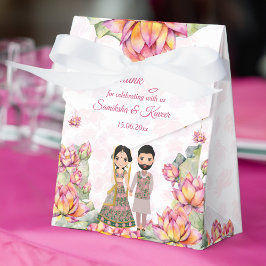 Caixinha De Lembrancinhas Casamento índio de Lotus lanterns personalizado