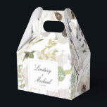 Caixinha De Lembrancinhas Casamento Moderno de Primavera<br><div class="desc">Pratos de Papel Personalizados para Casamento Moderno de Primavera com seu Nome e Data. Edite seu produto em apenas alguns minutos.</div>
