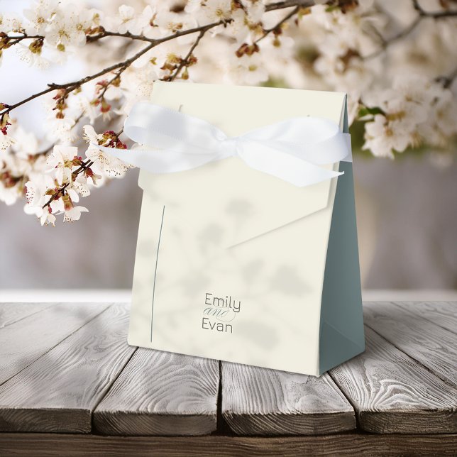 Caixinha De Lembrancinhas Casamento Neutro Moderno Minimalista (Criador carregado)