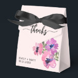 Caixinha De Lembrancinhas Casamento Obrigado Chic Pink Floral Boxes<br><div class="desc">Casamento Obrigado Chic Pink Floral Boxes. Personalize-se com seus nomes e data personalizados.</div>