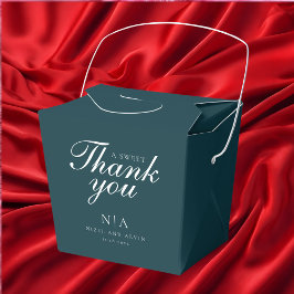 Caixinha De Lembrancinhas Casamento Obrigado Modern Cotton Green Calliografi