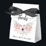 Caixinha De Lembrancinhas Casamento Obrigado Rustic Pink Floral Boxes<br><div class="desc">Casamento Obrigado As Caixas De Favor Florais Rosa Russas. Personalize-se com seus nomes e data personalizados.</div>
