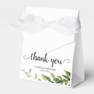 Caixinha De Lembrancinhas Casamento Obrigado Vegetação