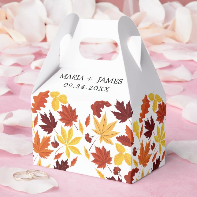Caixinha De Lembrancinhas Casamento outono Boho Chic (Casamento)