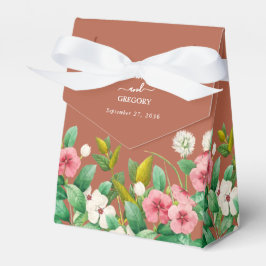 Caixinha De Lembrancinhas Casamento Pergueiro-Laranja-Arrasto-Burnt