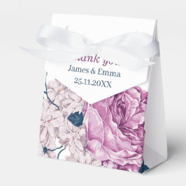 Caixinha De Lembrancinhas Casamento Personalizado Da Flor Roxo Elegante