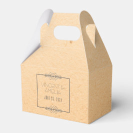 Caixinha De Lembrancinhas Casamento Personalizado Da Pintura De Arte Minimal