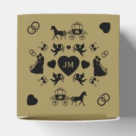 Caixinha De Lembrancinhas Casamento Romântico De Cavalo E Carrinho