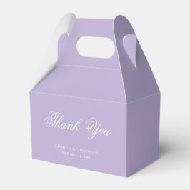 Caixinha De Lembrancinhas Casamento Roxo Lavanda Simples Roteiro Obrigado 
