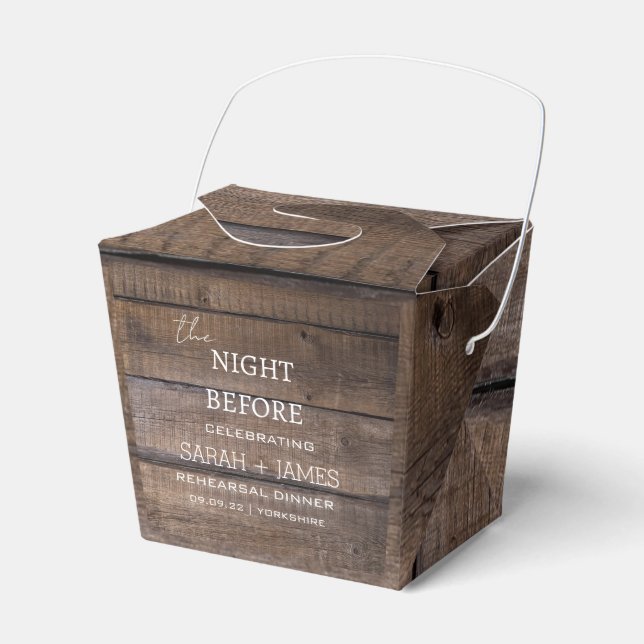 Caixinha De Lembrancinhas Casamento Russo na Noite Antes do Janta de Ensaio (Frente)