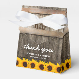 Caixinha De Lembrancinhas Casamento Rustic Country Barn Sunflower