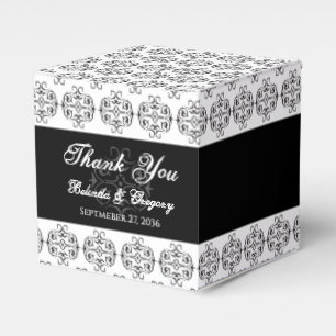 Caixinha De Lembrancinhas Casamento tema damasco de Vintagem da Caligrafia P