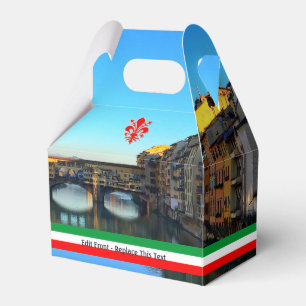 Caixinha De Lembrancinhas Casamento temático de Florença, Italia   Ponte