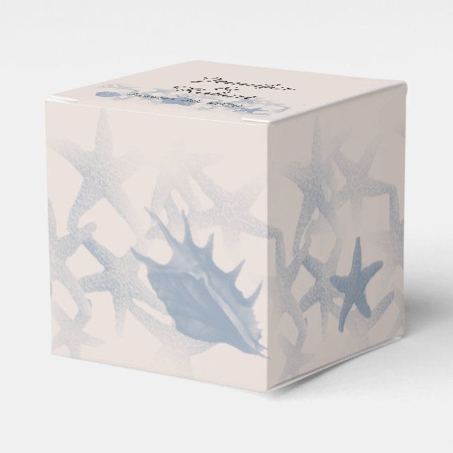 Caixinha De Lembrancinhas Casamento Tesouro à Beira-Mar (Frente)