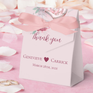 Caixinha De Lembrancinhas Casamento Vermelho Cor-de-Rosa e Crimson