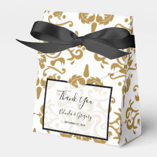 Caixinha De Lembrancinhas Casamento vintage Dourado Elegante