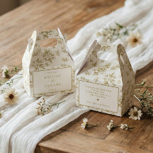 Casamento Vintage Francês Floral Dourado e Creme d