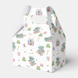 Caixinha De Lembrancinhas Castelo Medieval Dragon Knights Fairytale