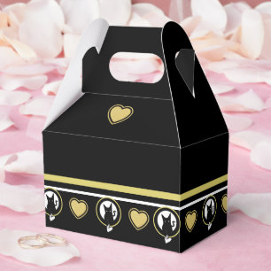 Caixinha De Lembrancinhas Cat Love Favor Box - Adiela Akoo