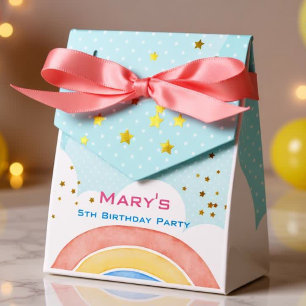 Caixinha De Lembrancinhas Caticorn Meow-Gical Birthday