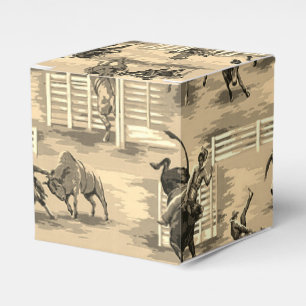 Caixinha De Lembrancinhas Caubói de Rodeio Western Vintage Retro