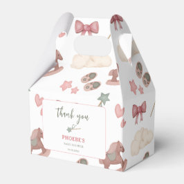 Caixinha De Lembrancinhas Cavalo de Sonhos Bassinet de Bersery Boho