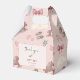 Caixinha De Lembrancinhas Cavalo de Sonhos Bassinet de Bersery Boho