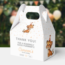 Celebração de aniversário do garoto de tigre laran