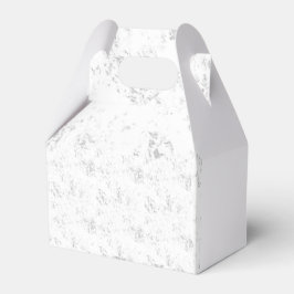 Caixinha De Lembrancinhas Celebração de Casamento Romântico de Luxo Design