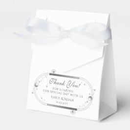 Caixinha De Lembrancinhas Celestial White Silver Sun Moon Stars Casamento