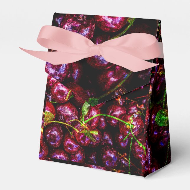 Caixinha De Lembrancinhas Cerejas (Frente)