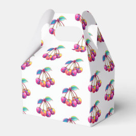 Caixinha De Lembrancinhas Cerejas coloridas