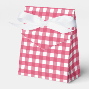 Caixinha De Lembrancinhas Cerise Gingham