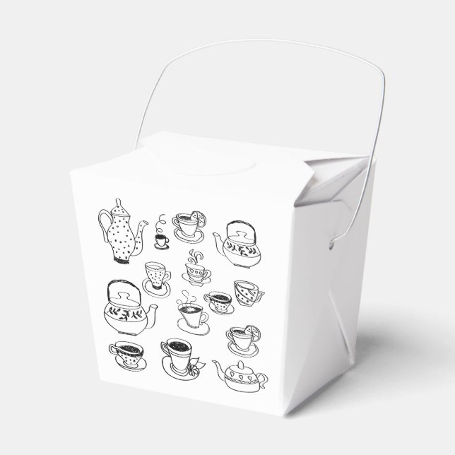 Caixinha De Lembrancinhas Chá (Frente)