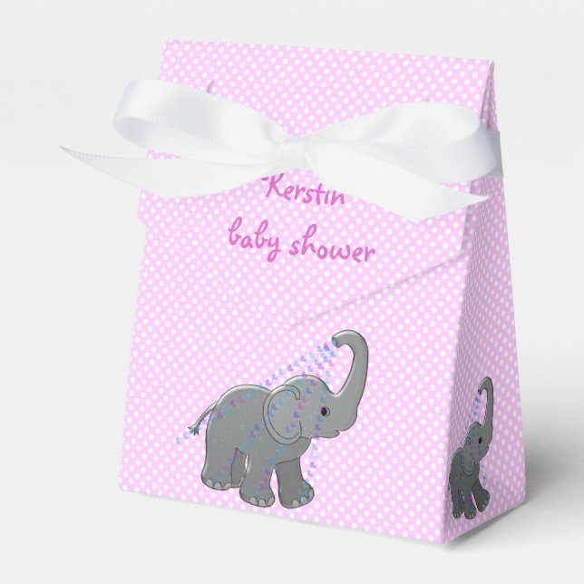 Caixinha De Lembrancinhas chá cardíaco - rosa (Frente)