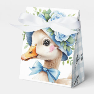 Caixinha De Lembrancinhas Chá de bebê de aniversário do menino Silly Goose