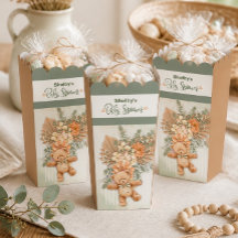 Chá de Bebê Floral e Urso Neutro em Gênero