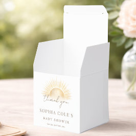 Caixinha De Lembrancinhas Chá de Bebê Moderno Obrigado por Vir Aqui Vem o Fi